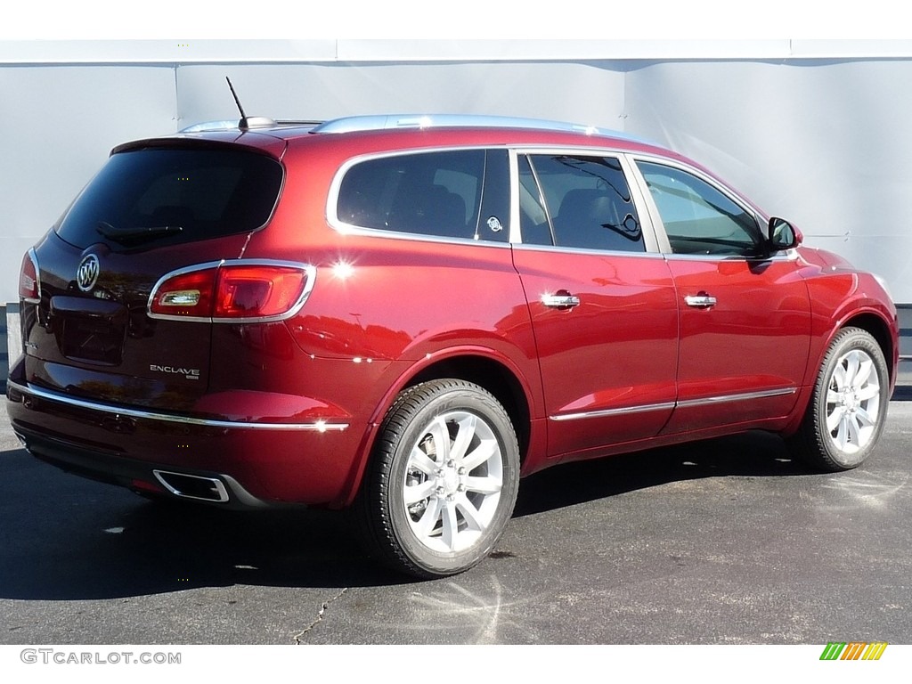 2017 Enclave Premium AWD - Crimson Red Tintcoat / Ebony/Ebony photo #2