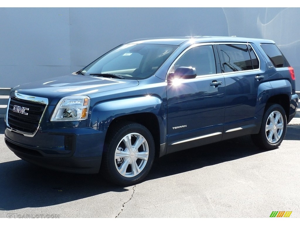 2017 Terrain SLE - Slate Blue Metallic / Jet Black photo #1