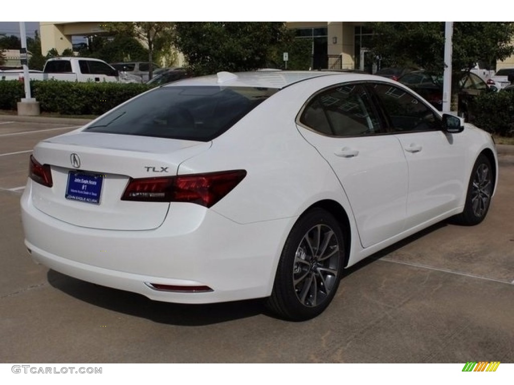 2017 TLX V6 Technology Sedan - Bellanova White Pearl / Ebony photo #7