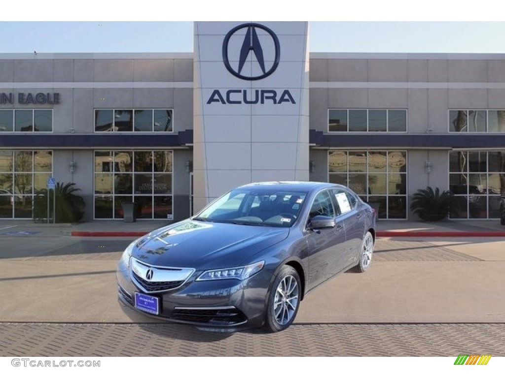 2017 TLX V6 SH-AWD Technology Sedan - Modern Steel Metallic / Graystone photo #3