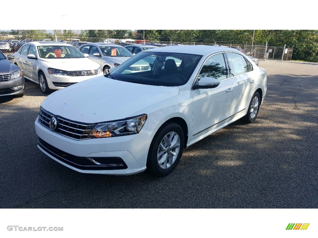 Pure White 2017 Volkswagen Passat S Sedan Exterior Photo #115826961