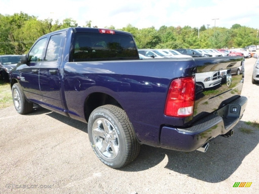 2017 1500 Express Quad Cab 4x4 - True Blue Pearl / Black/Diesel Gray photo #6