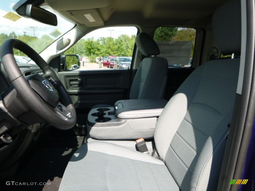 2017 1500 Express Quad Cab 4x4 - True Blue Pearl / Black/Diesel Gray photo #14