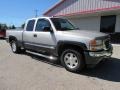 2005 Silver Birch Metallic GMC Sierra 1500 SLT Extended Cab 4x4  photo #7