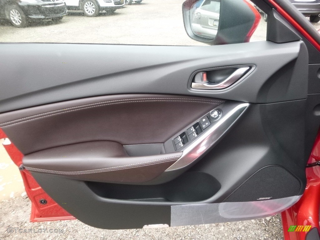 2017 Mazda Mazda6 Grand Touring Black Door Panel Photo #115829235