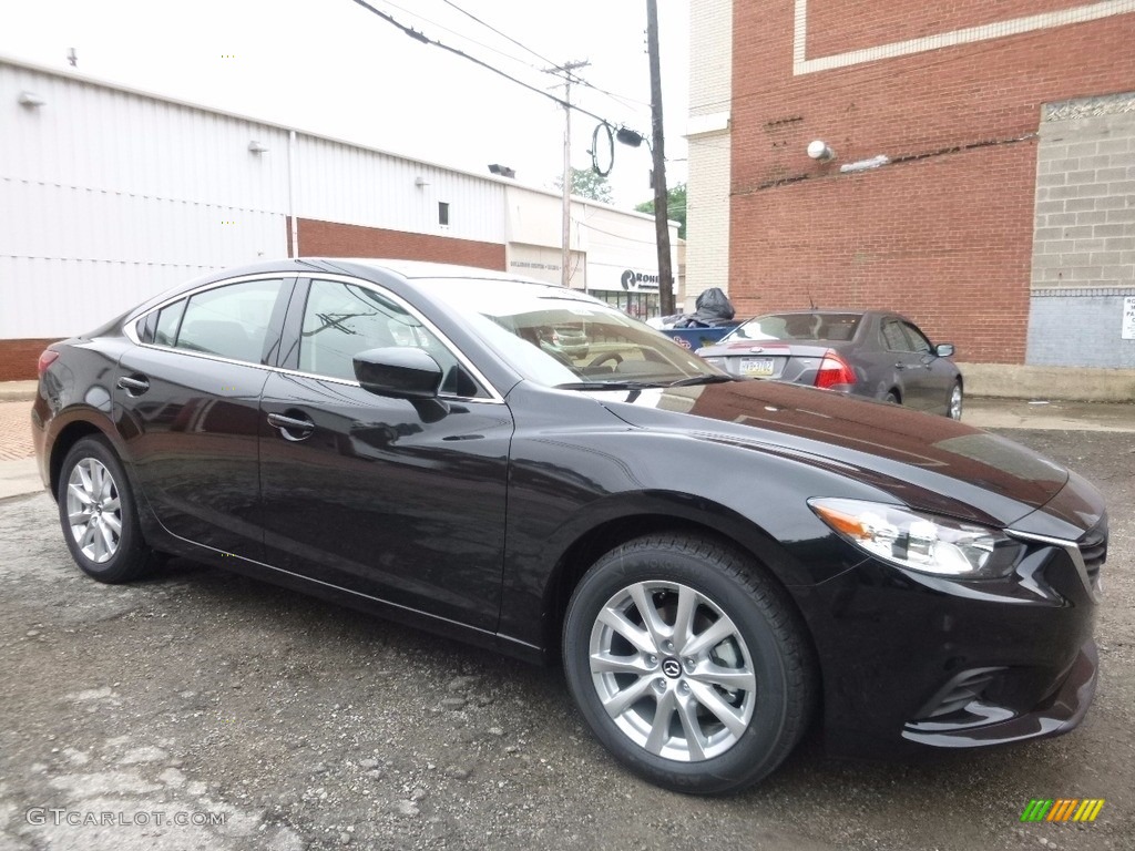 2017 Mazda6 Sport - Jet Black Mica / Black photo #1