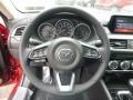 2017 Mazda Mazda6 Black Interior Steering Wheel Photo