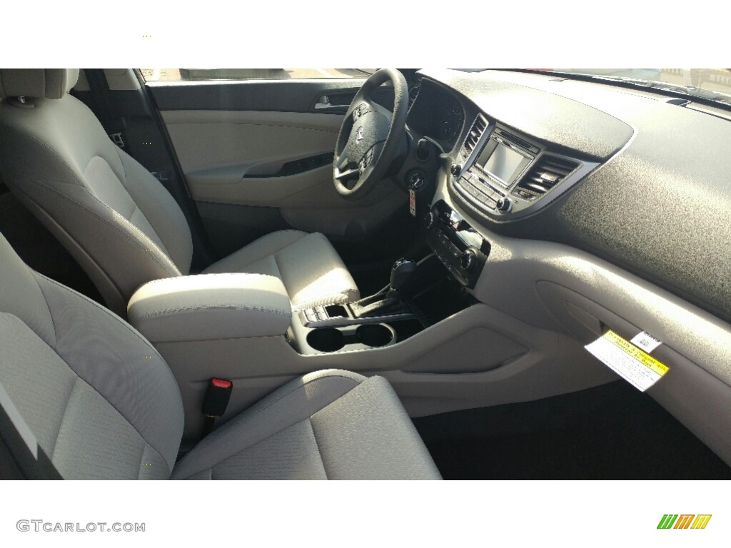 Gray Interior 2017 Hyundai Tucson SE AWD Photo #115831794