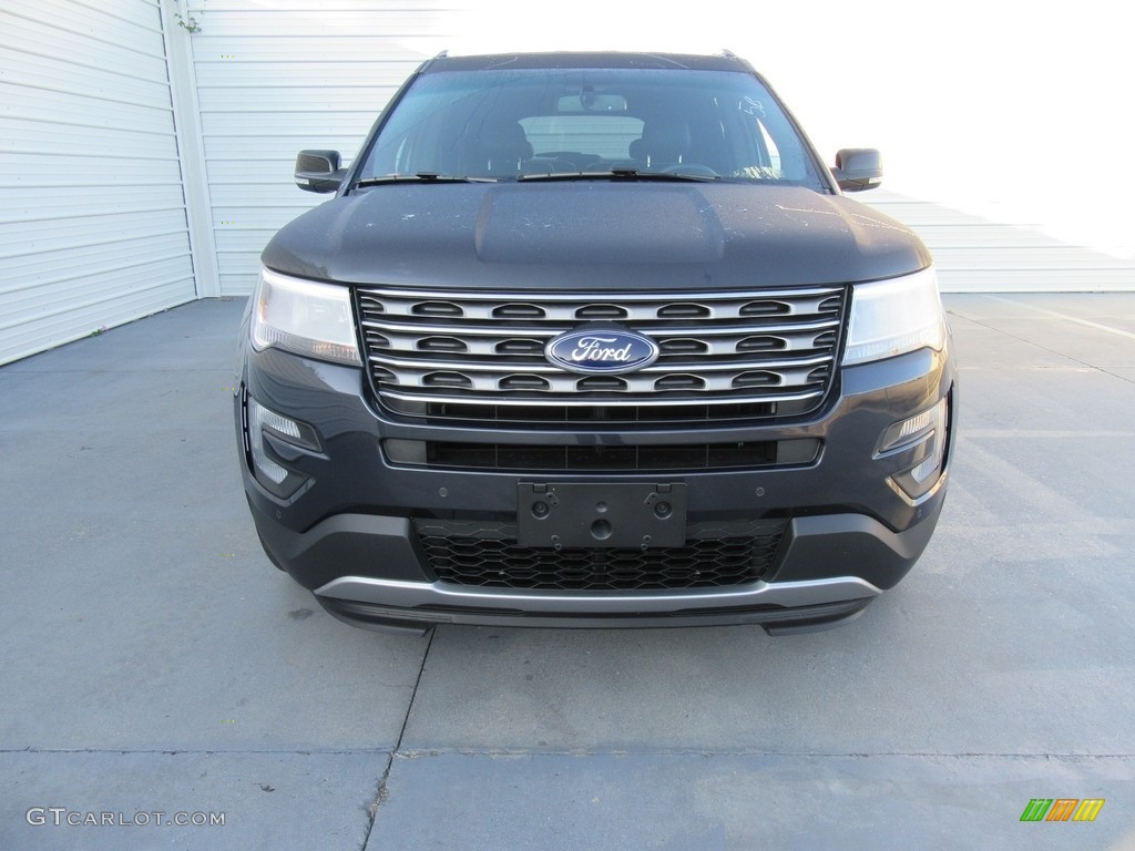 2017 Explorer XLT - Smoked Quartz / Ebony Black photo #8