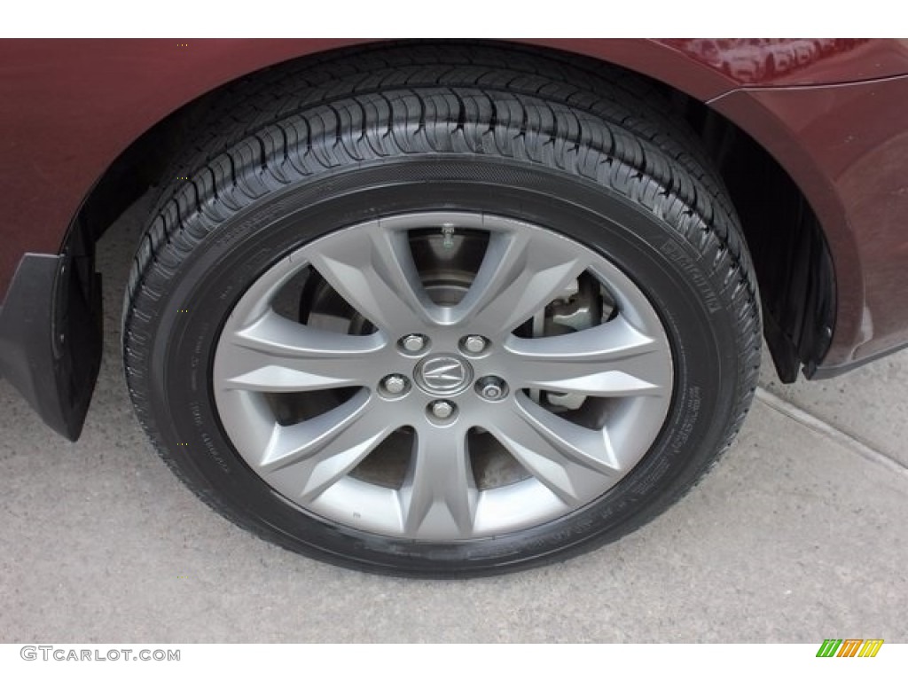 2013 MDX SH-AWD Advance - Dark Cherry Pearl / Parchment photo #11