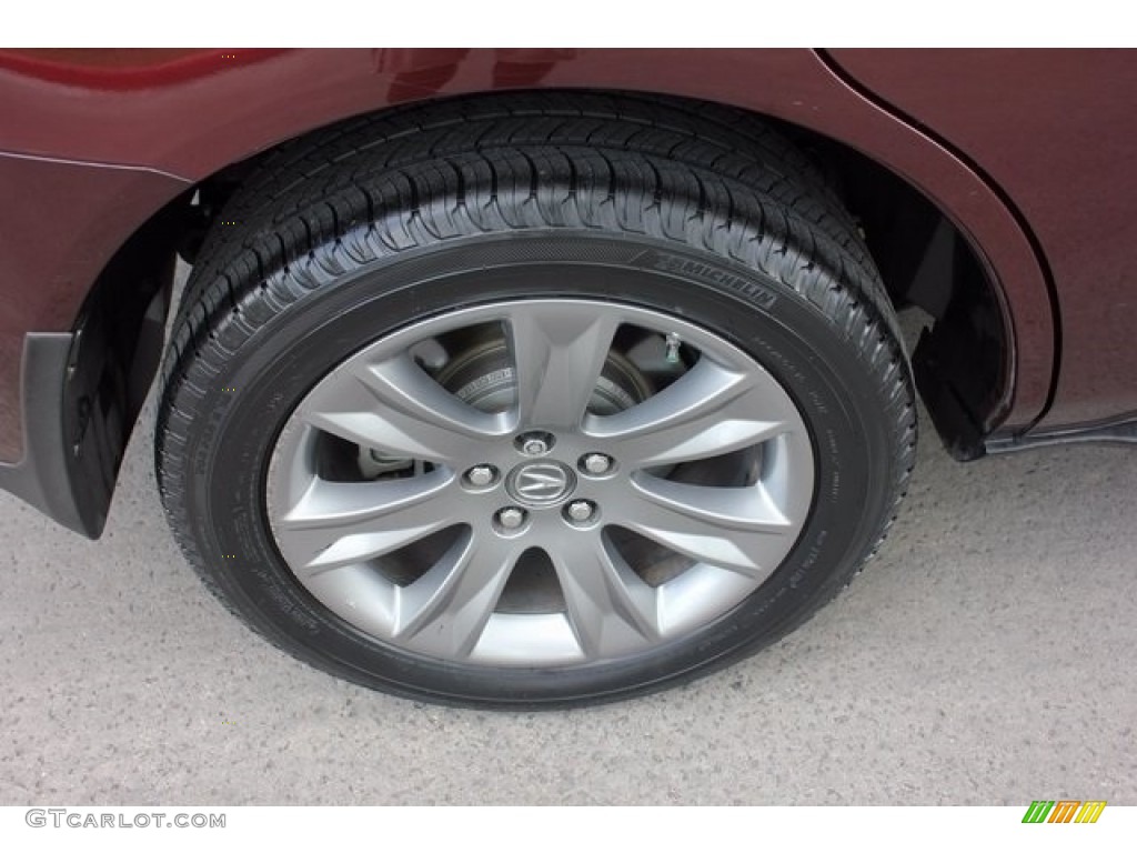 2013 MDX SH-AWD Advance - Dark Cherry Pearl / Parchment photo #14