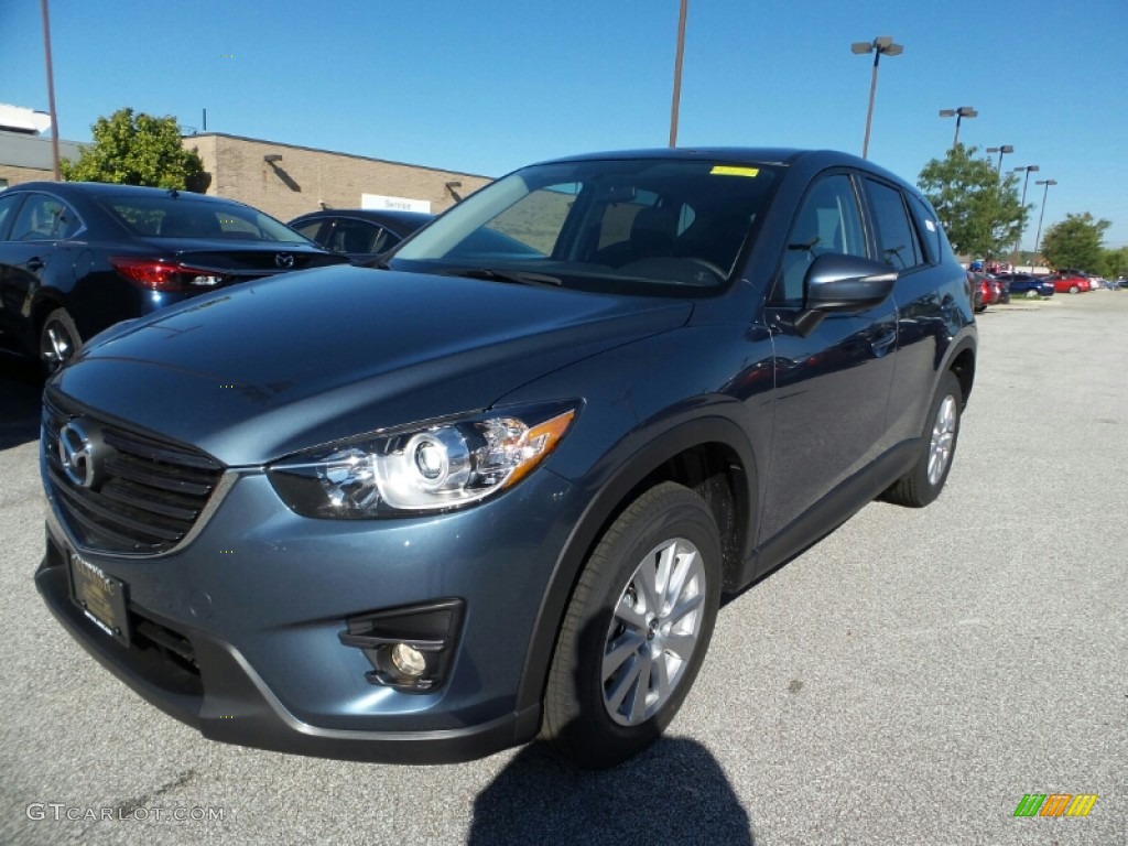 2016 CX-5 Touring AWD - Blue Reflex Mica / Black photo #1