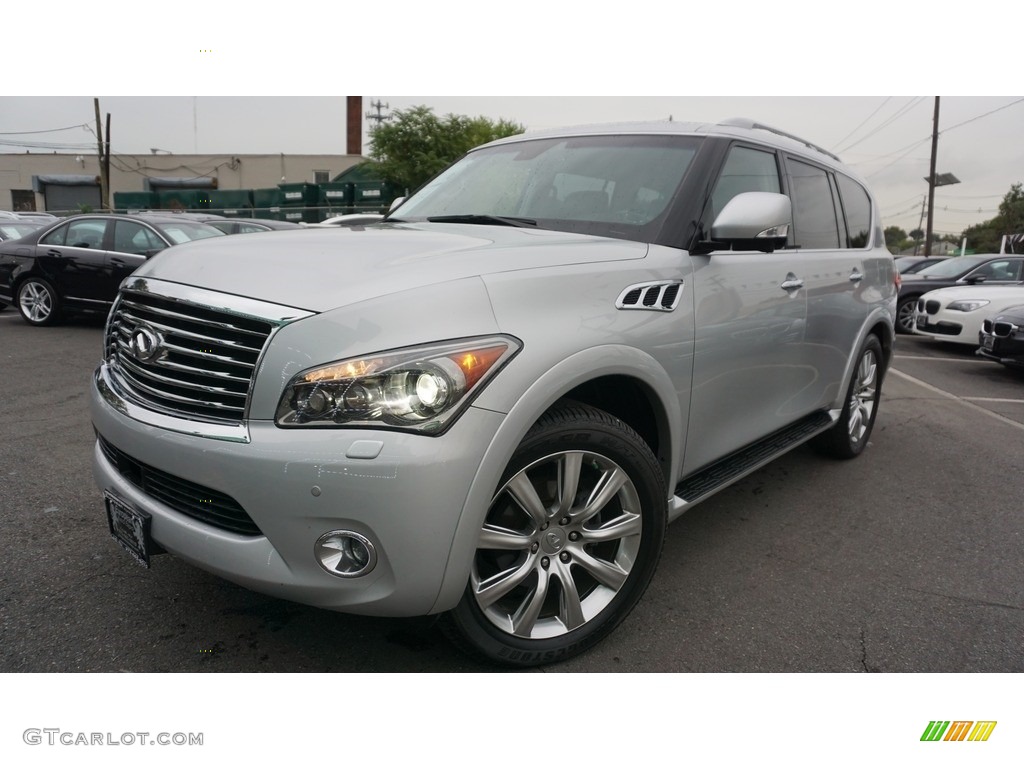 2012 QX 56 4WD - Liquid Platinum / Graphite photo #1