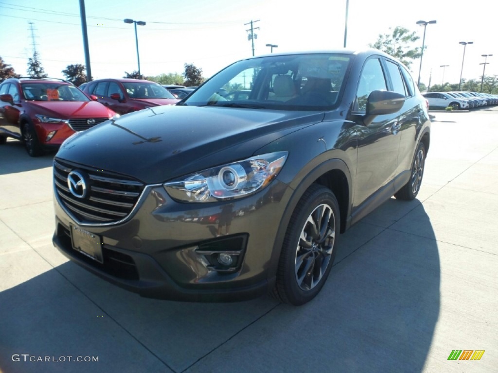 2016 CX-5 Grand Touring - Titanium Flash Mica / Parchment photo #1