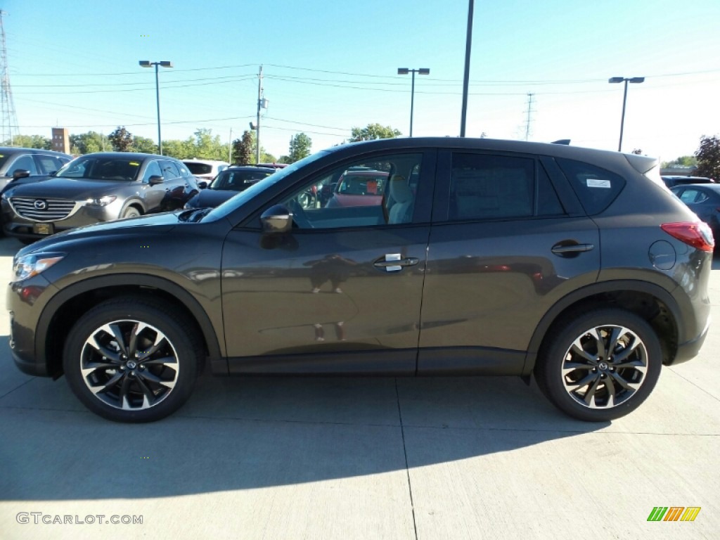 2016 CX-5 Grand Touring - Titanium Flash Mica / Parchment photo #2