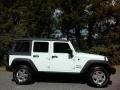 2015 Bright White Jeep Wrangler Unlimited Sport 4x4  photo #6