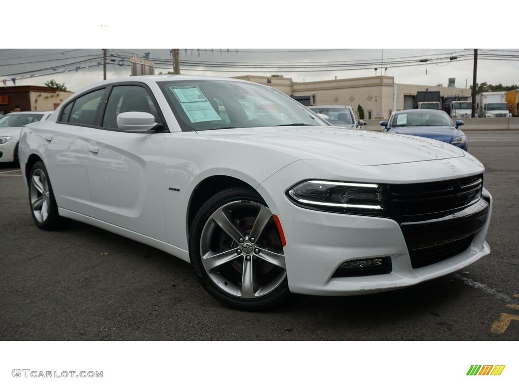 2016 Charger R/T - Bright White / Black photo #2