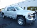 Silver Ice Metallic - Silverado 1500 LT Double Cab 4x4 Photo No. 3