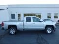 2017 Silver Ice Metallic Chevrolet Silverado 1500 LT Double Cab 4x4  photo #4