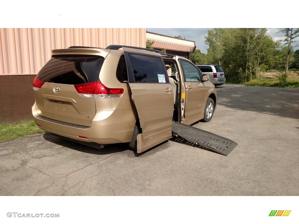 2012 Sienna LE - Sandy Beach Metallic / Bisque photo #1