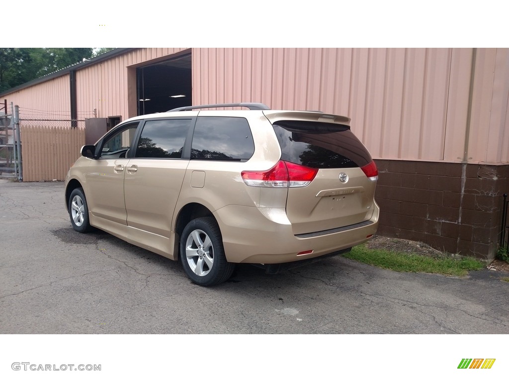 2012 Sienna LE - Sandy Beach Metallic / Bisque photo #13