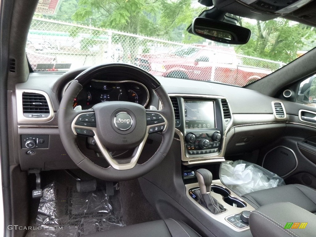 Dark Sienna Brown/Black Interior 2017 Jeep Grand Cherokee Summit 4x4 Photo #115841499