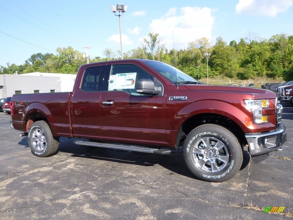 2016 F150 Lariat SuperCab 4x4 - Bronze Fire / Medium Earth Gray photo #1