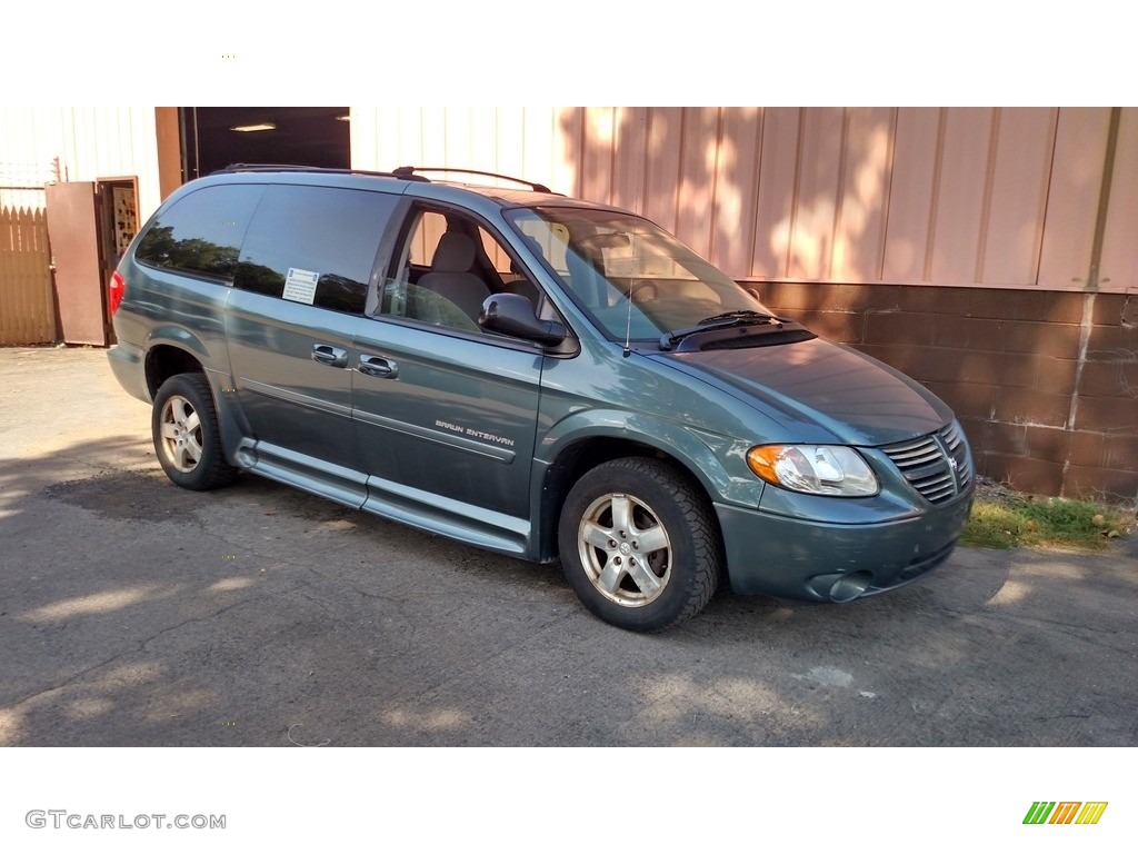 2006 Grand Caravan SXT - Magnesium Pearl / Medium Slate Gray photo #13