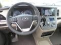 Dark Bisque 2017 Toyota Sienna XLE Dashboard
