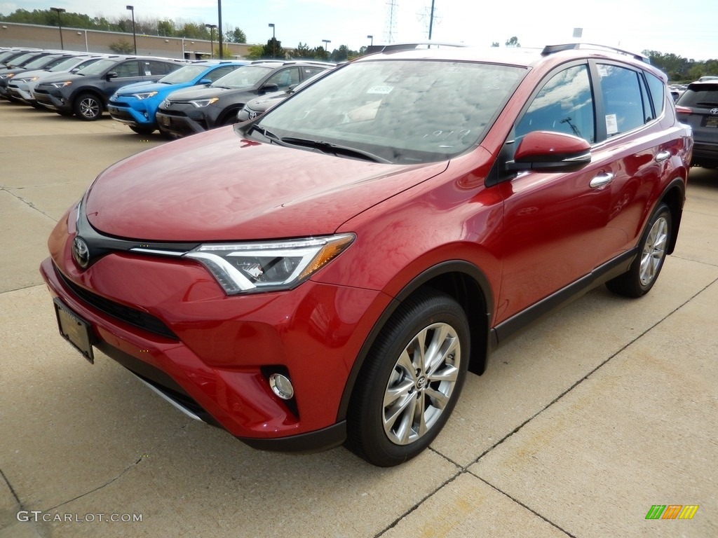 2016 RAV4 Limited AWD - Barcelona Red Metallic / Black photo #1