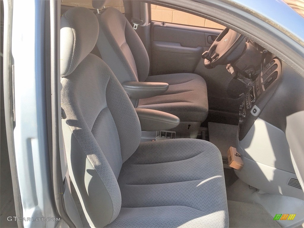 2005 Grand Caravan SE - Butane Blue Pearl / Medium Slate Gray photo #23