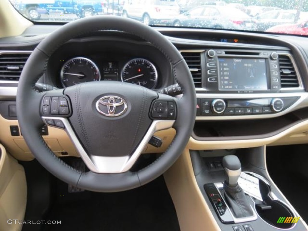 2016 Toyota Highlander XLE Almond Dashboard Photo #115844068