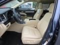 2016 Toyota Highlander Almond Interior Front Seat Photo