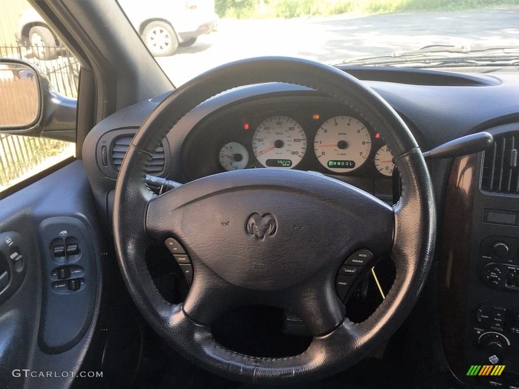 2001 Grand Caravan ES - Patriot Blue Pearlcoat / Navy Blue photo #19