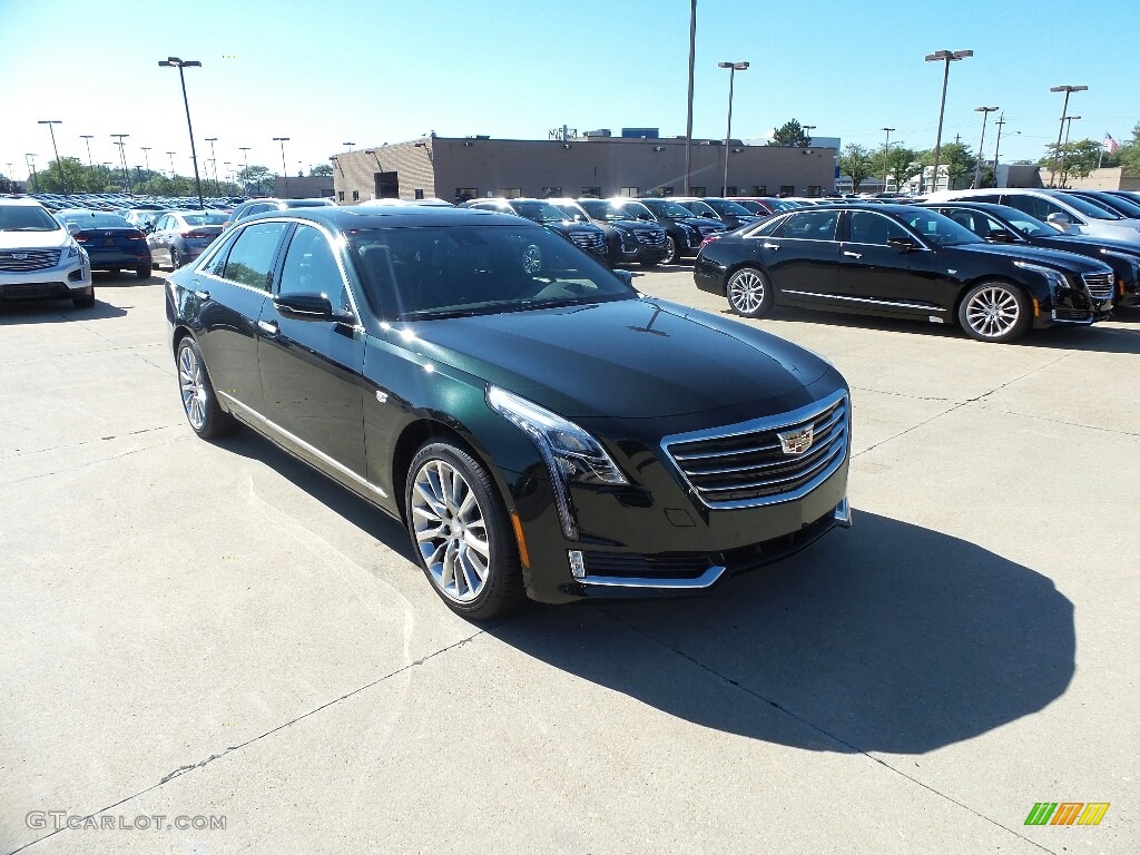 2017 CT6 3.0 Turbo Premium Luxury AWD Sedan - Dark Emerald Metallic / Jet Black photo #1