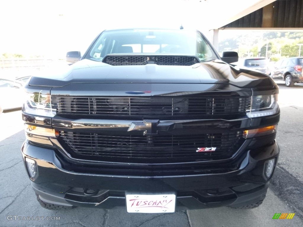 2017 Silverado 1500 LT Crew Cab 4x4 - Black / Jet Black photo #7