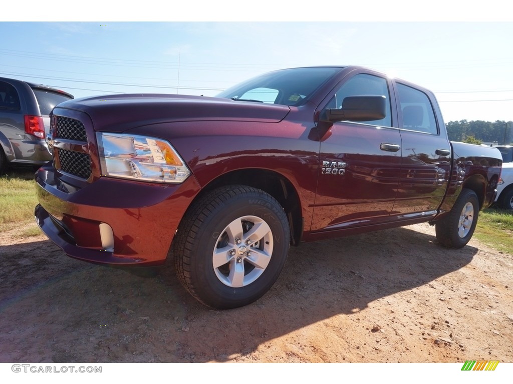 2017 1500 Express Crew Cab - Delmonico Red Pearl / Black/Diesel Gray photo #1