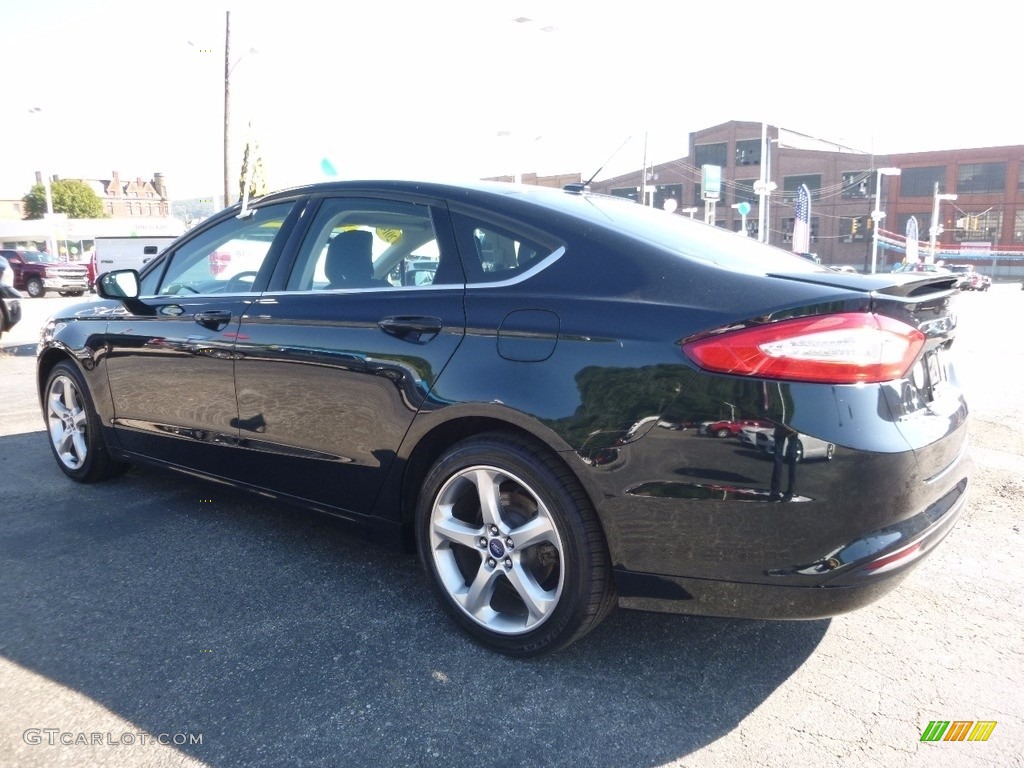 2014 Fusion SE EcoBoost - Dark Side / Charcoal Black photo #4