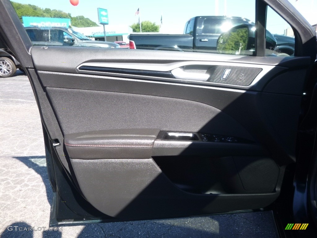 2014 Fusion SE EcoBoost - Dark Side / Charcoal Black photo #13