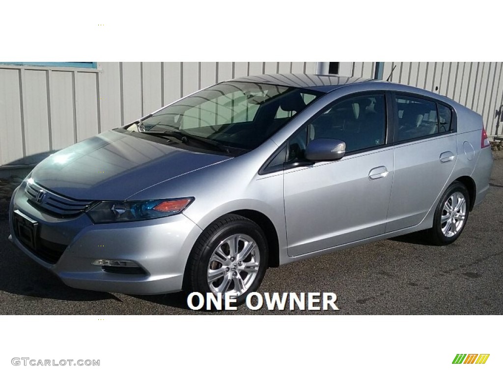 2011 Insight Hybrid EX - Alabaster Silver Metallic / Gray photo #1