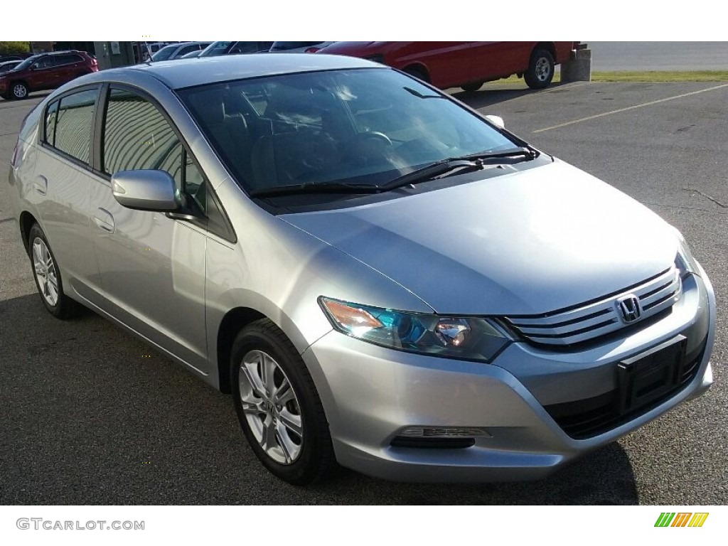 2011 Insight Hybrid EX - Alabaster Silver Metallic / Gray photo #3
