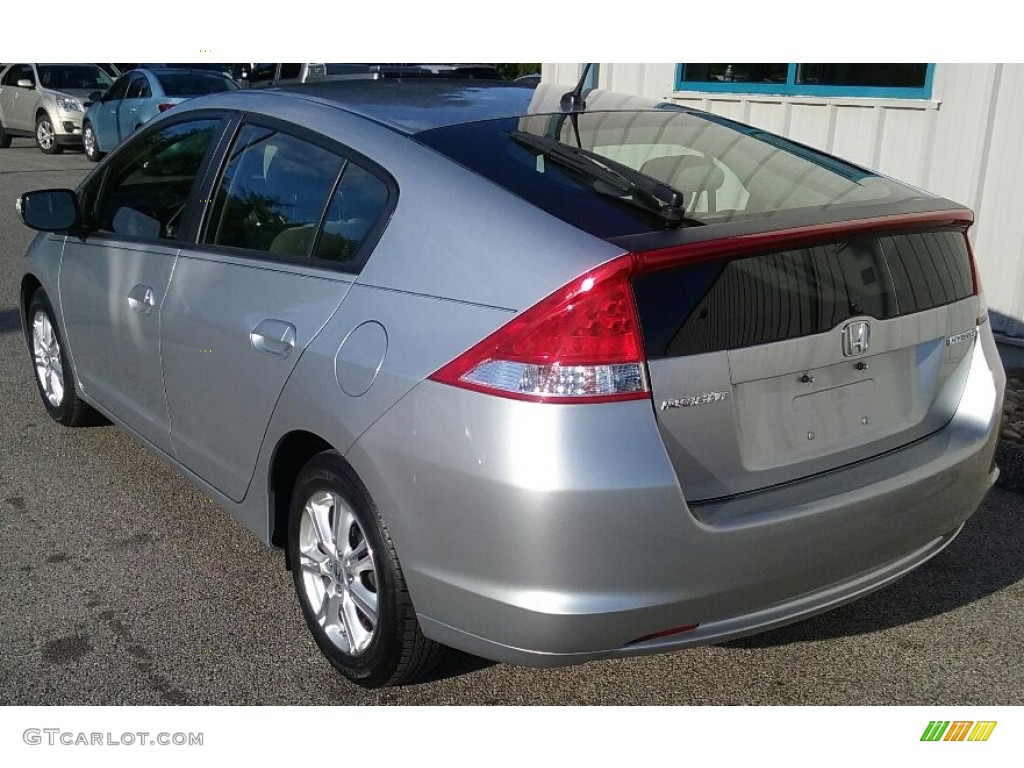 2011 Insight Hybrid EX - Alabaster Silver Metallic / Gray photo #5