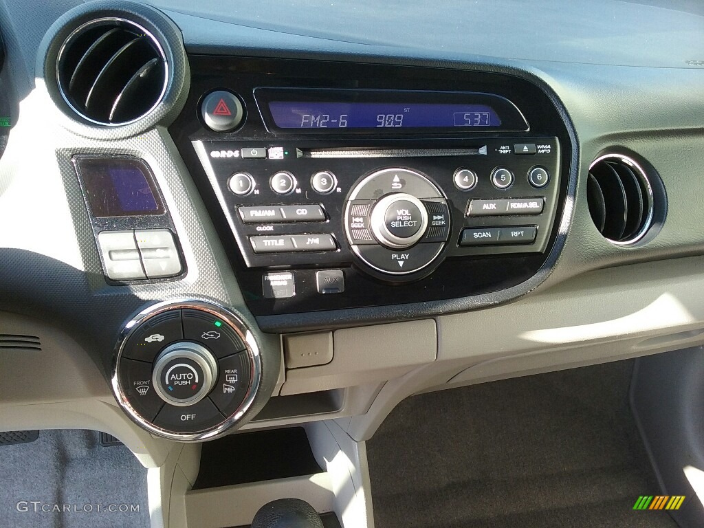 2011 Insight Hybrid EX - Alabaster Silver Metallic / Gray photo #10