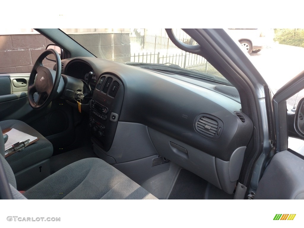 2005 Grand Caravan SE - Butane Blue Pearl / Medium Slate Gray photo #27