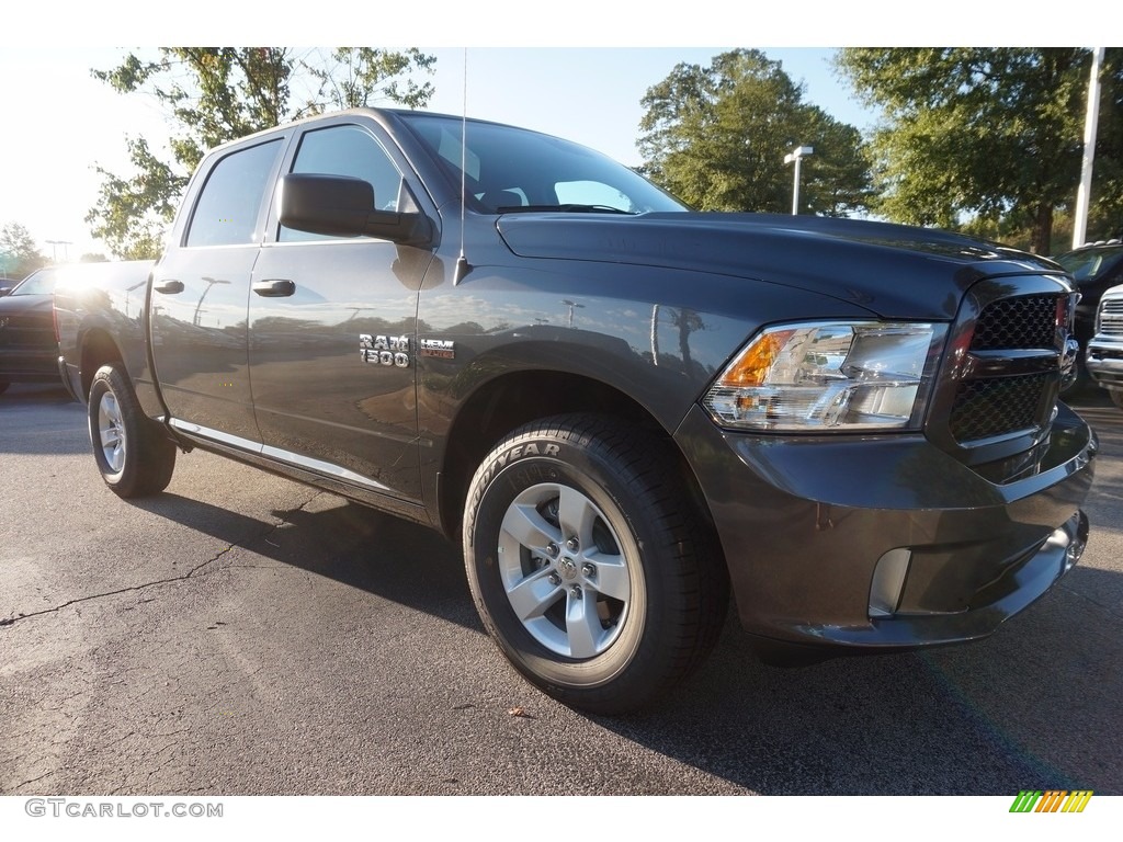 2017 1500 Express Crew Cab - Granite Crystal Metallic / Black/Diesel Gray photo #4