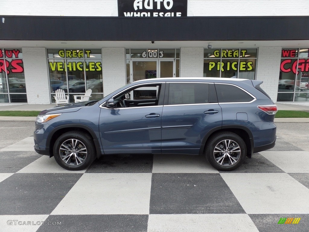 2016 Highlander XLE - Shoreline Blue Pearl / Ash photo #1