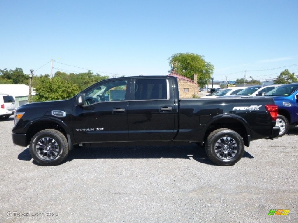 Magnetic Black 2017 Nissan TITAN XD PRO-4X Crew Cab 4x4 Exterior Photo #115849849