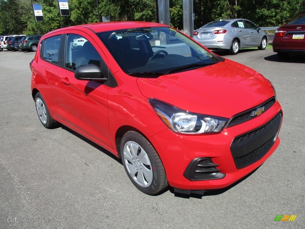Red Hot 2017 Chevrolet Spark LS Exterior Photo #115850254