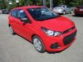 Red Hot 2017 Chevrolet Spark LS Exterior