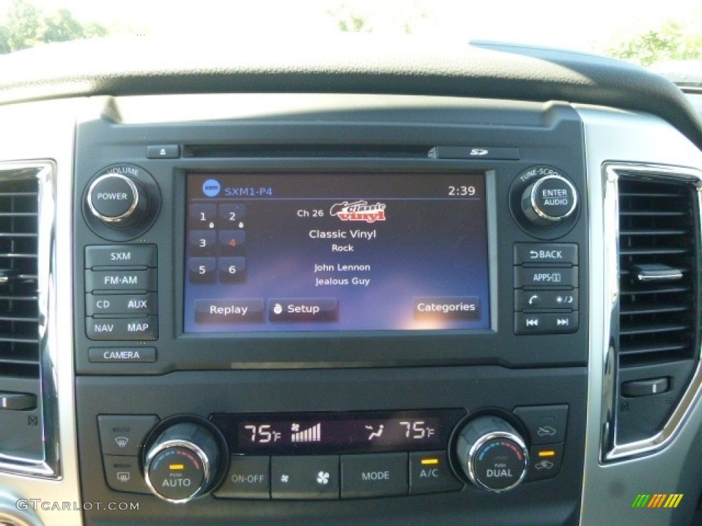 2017 Nissan TITAN XD SV Crew Cab 4x4 Controls Photo #115850548